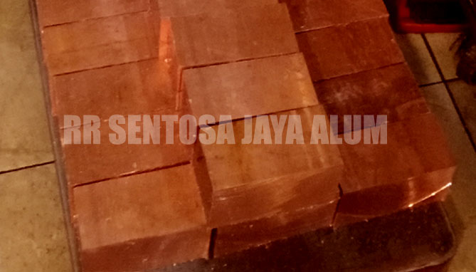 jual plat tembaga kotak